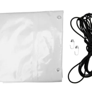 Bâche grise pour l'arceau H-1100 Unitrailer remorque dimensions 264×150 cm