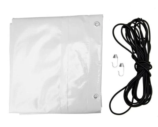 Bâche grise pour l&rsquo;arceau H-1100 Unitrailer remorque dimensions 264×150 cm